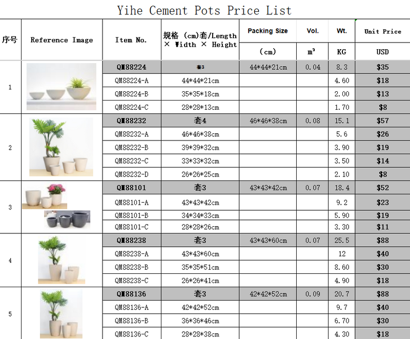Cement Flower Pot