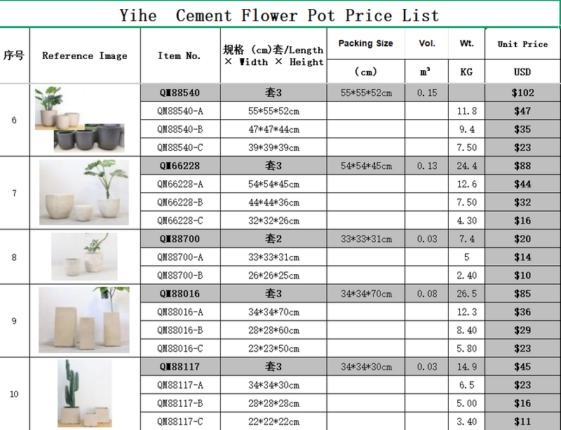 Cement Flower Pot