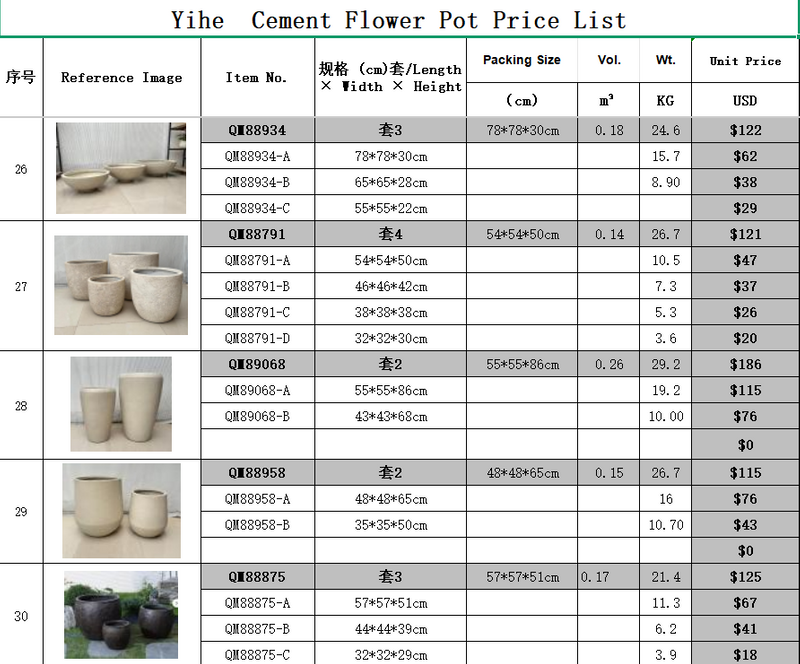 Cement Flower Pot