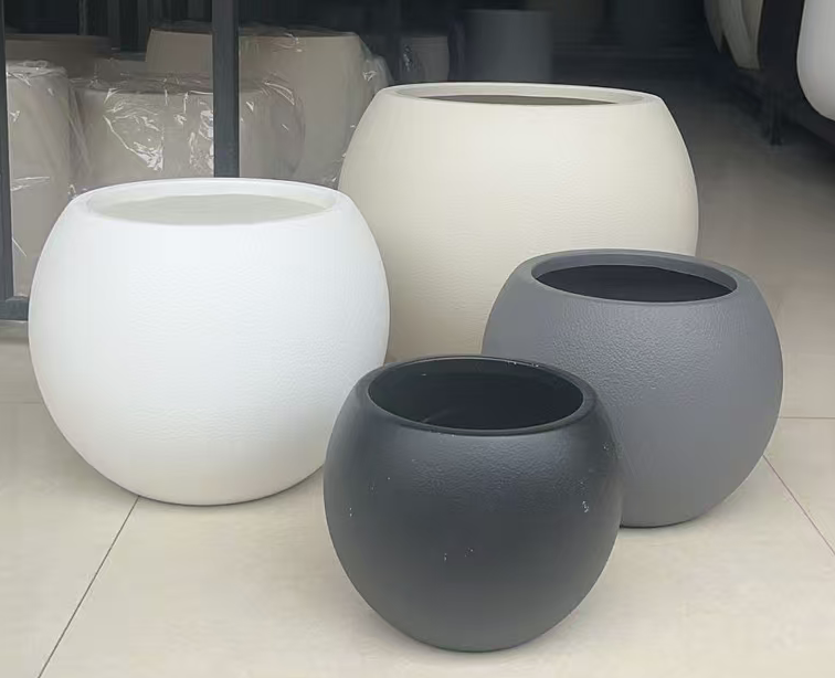 Blumentopf aus Kunststoff
